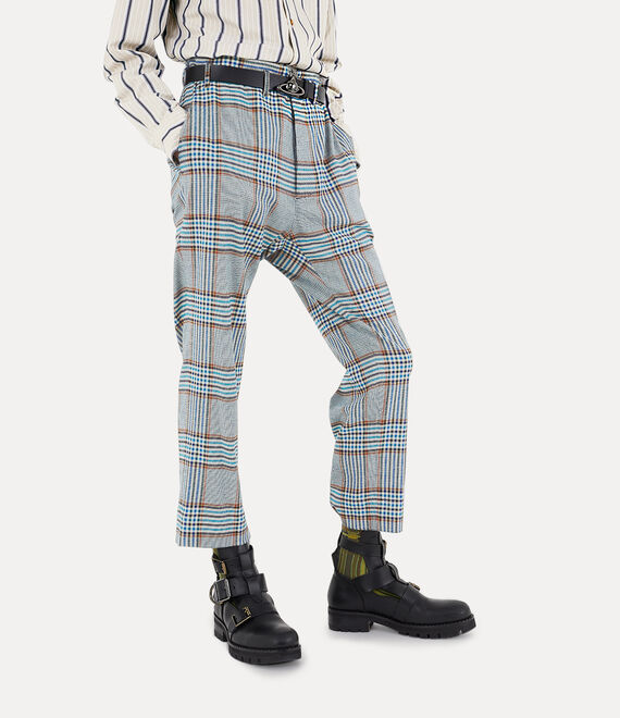 Vivienne Westwood Cropped Cruise Trousers in BLUE